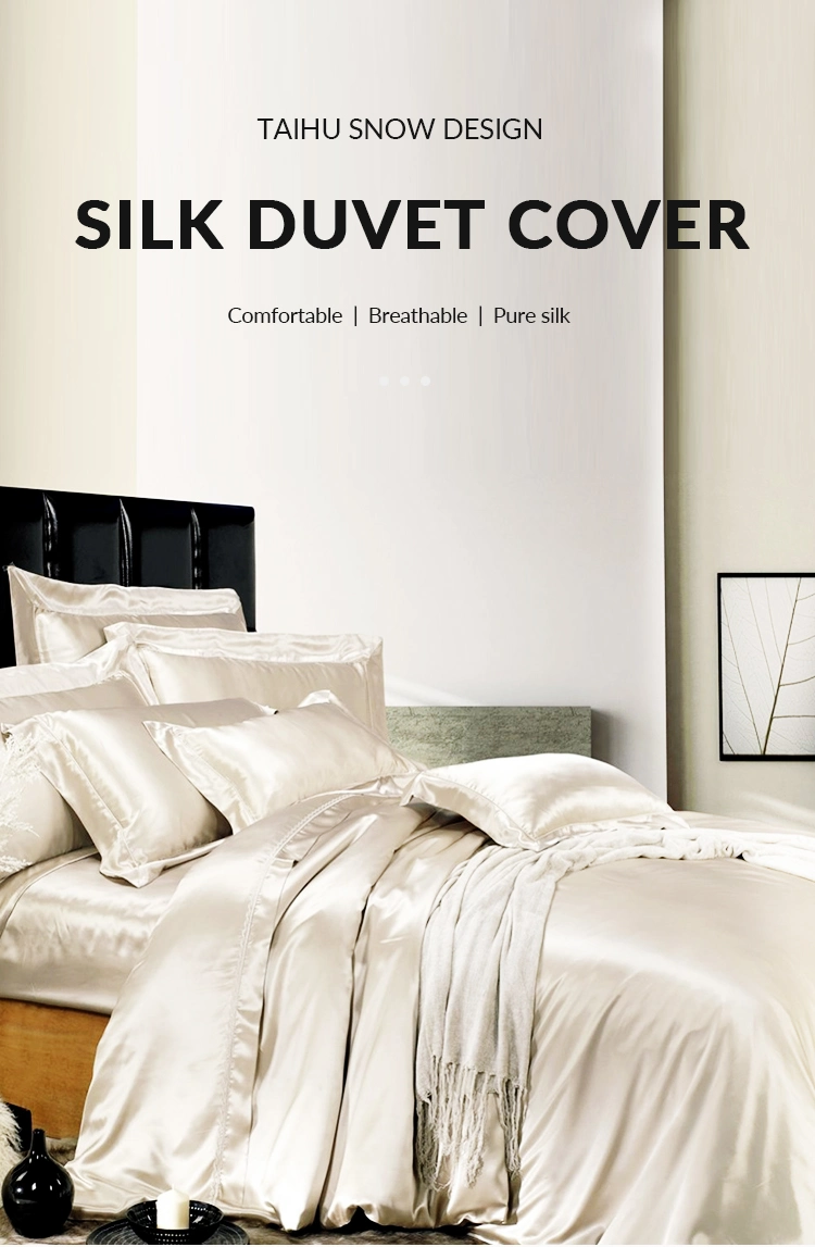 Silk Home Textile Oeko-Tex Quality Silk Bedding Sheet Silk Duvet Cover