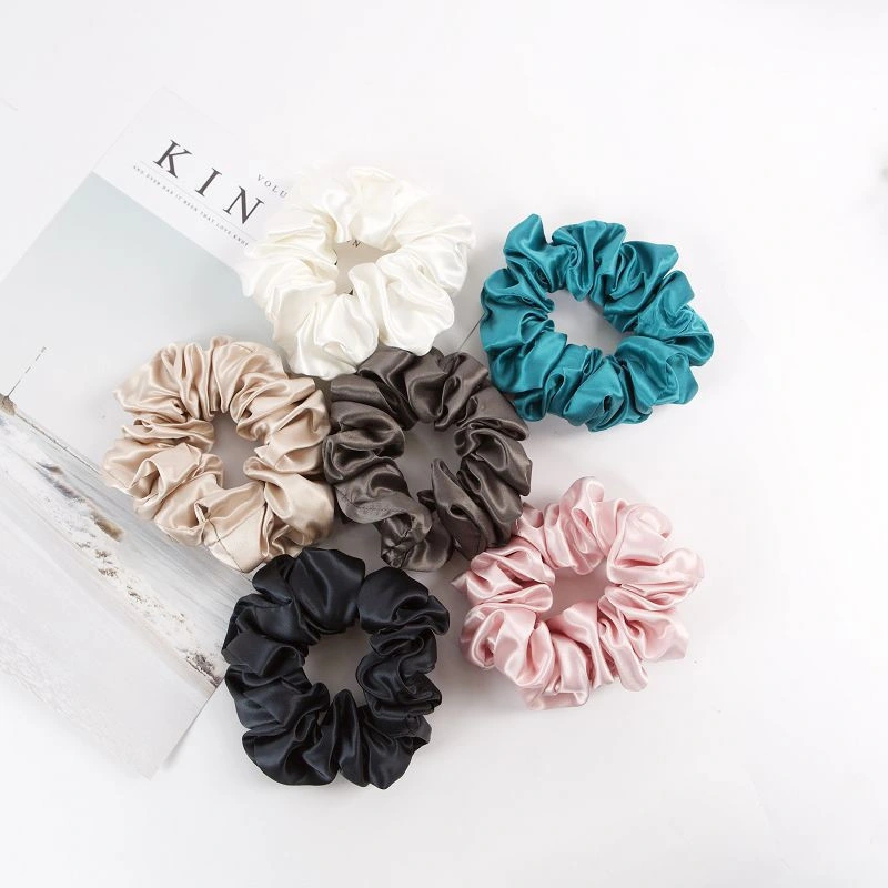 22mm Mulberry Silk Scrunchies for Lady&prime; S Hair Ring