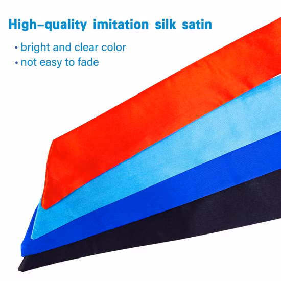 Fashion Edge Scarf Head Wear Frontal Wraps Ponytail Scarf Headband Hair Bands Silk Scarves Hair Accessories Custom Logo