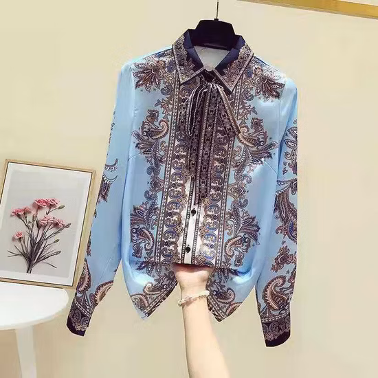 Autumn 2021 New Fashion Women Loose Match Show Thin Temperament Long Sleeve Blouse